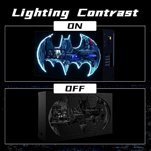 Miniatura 4 de Bourvill Kit de luz LED para Lego 76252 Batcueva Shadow Box, iluminación creativa compatible con Lego 76252 Batcave Shadow Box versión clásica (kit