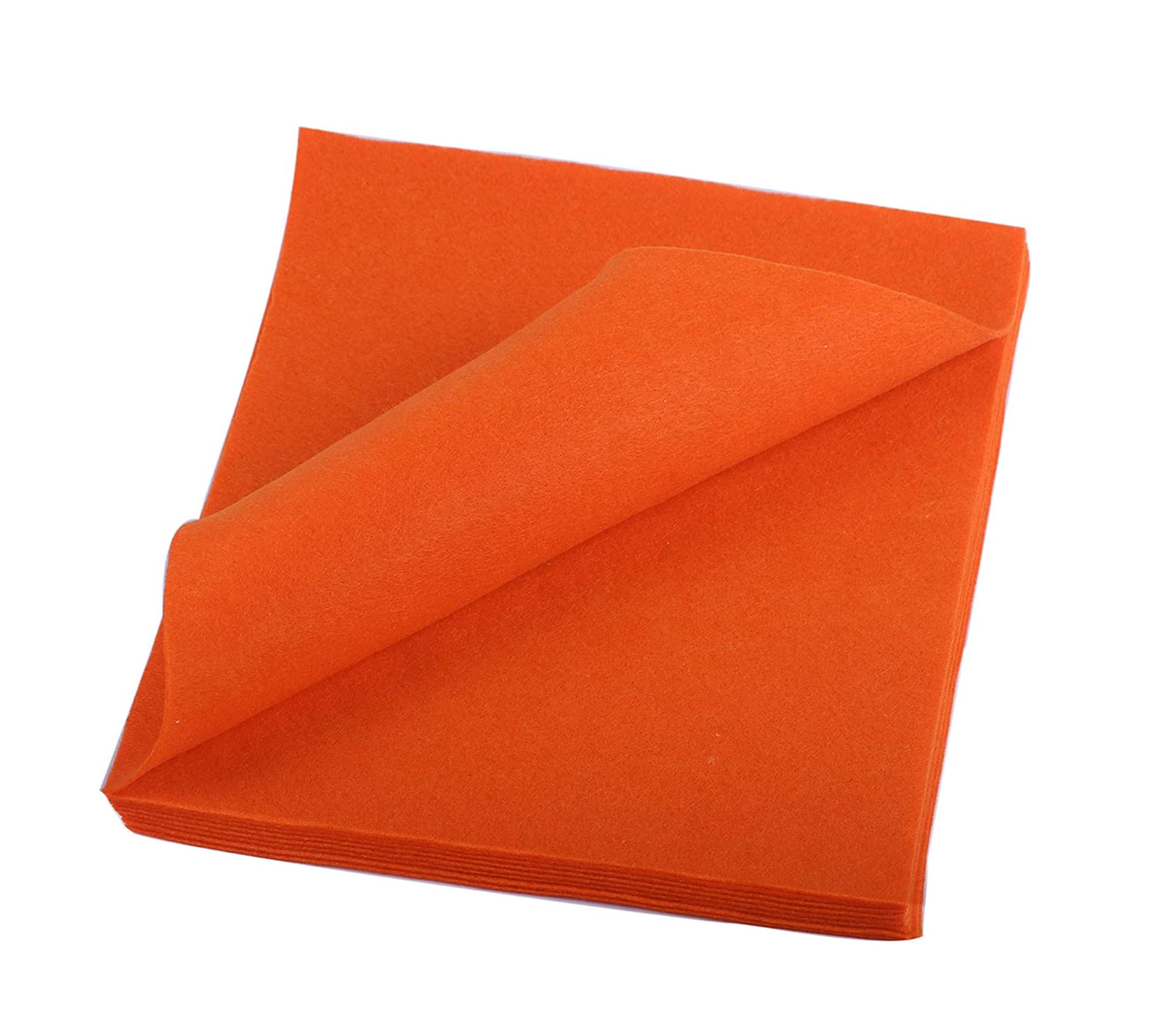 Feuilles de feutre orange 30x30 cm YYCRAFT pour patchwork et couture