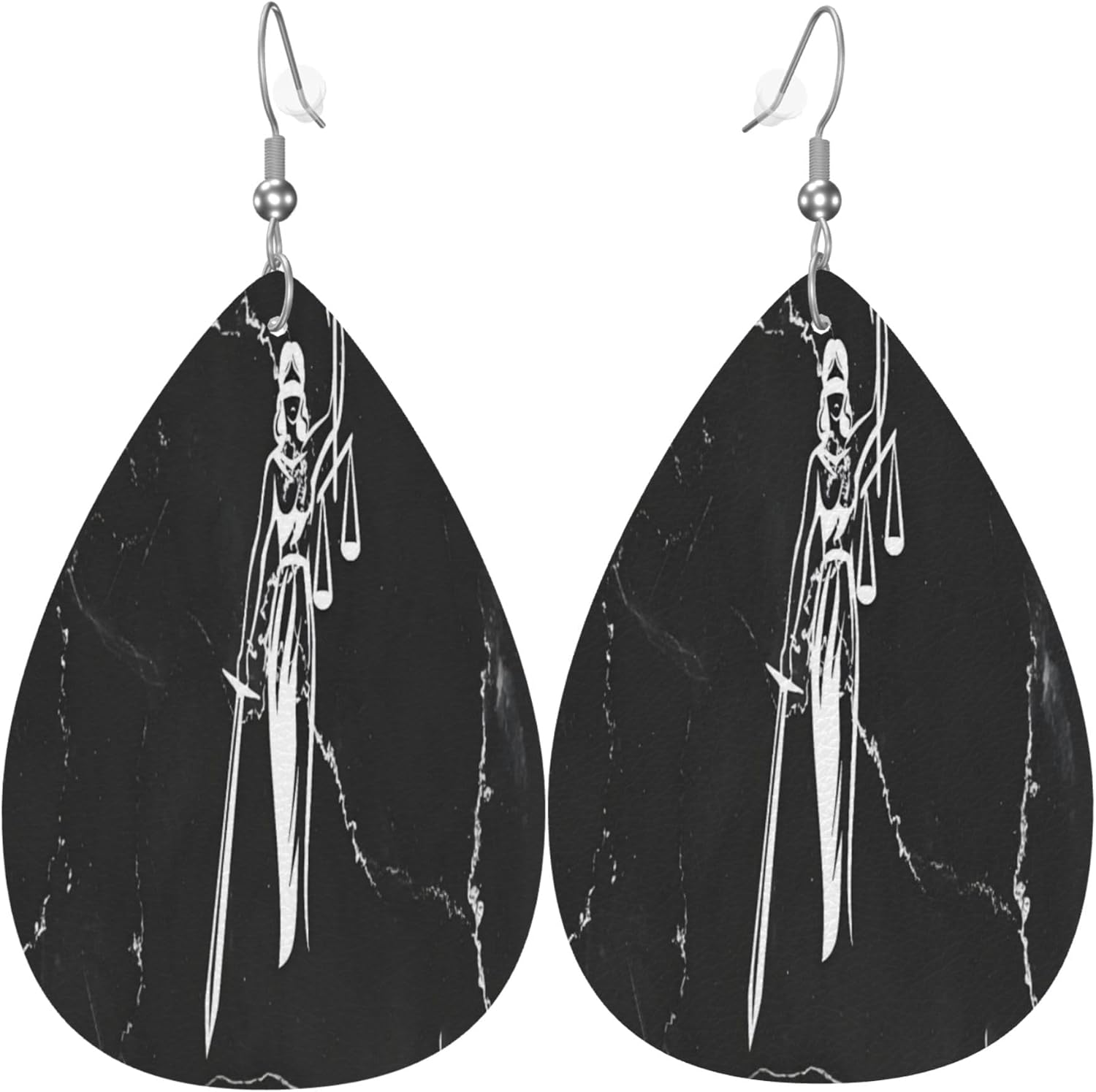 Generic yeshua jesus christian front Leather Earrings, Clothing Decoration, Suitable For Festival Parties, Holidays And Daily Life
