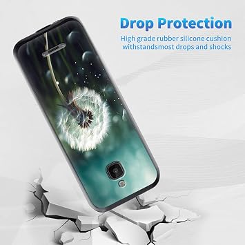 ケース Nokia 6300 4G用 スリム 軽量 耐衝撃 薄型 ソフト TPU ケース ホワイト タンポポ