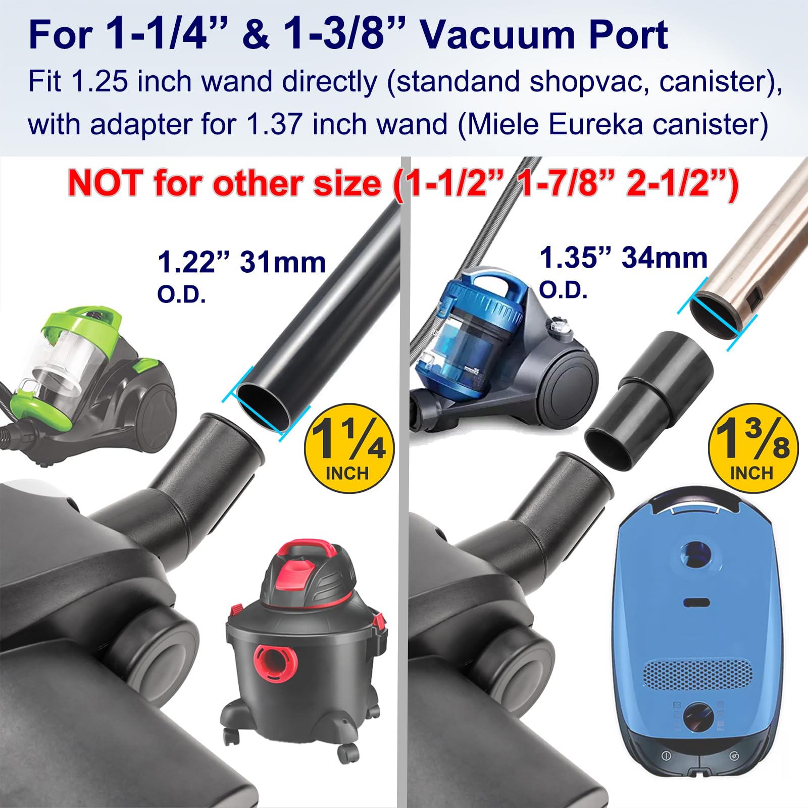 Turbo Brush Floorhead for 1-1/4