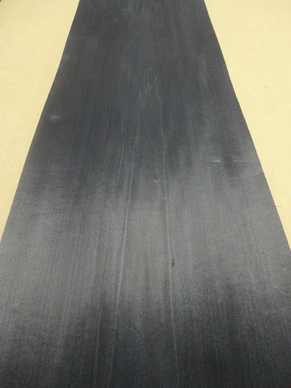 Poplar Black Dyed Wood Veneer 11" x 100" raw no Backing A Grade 1/42'' Thick #35
