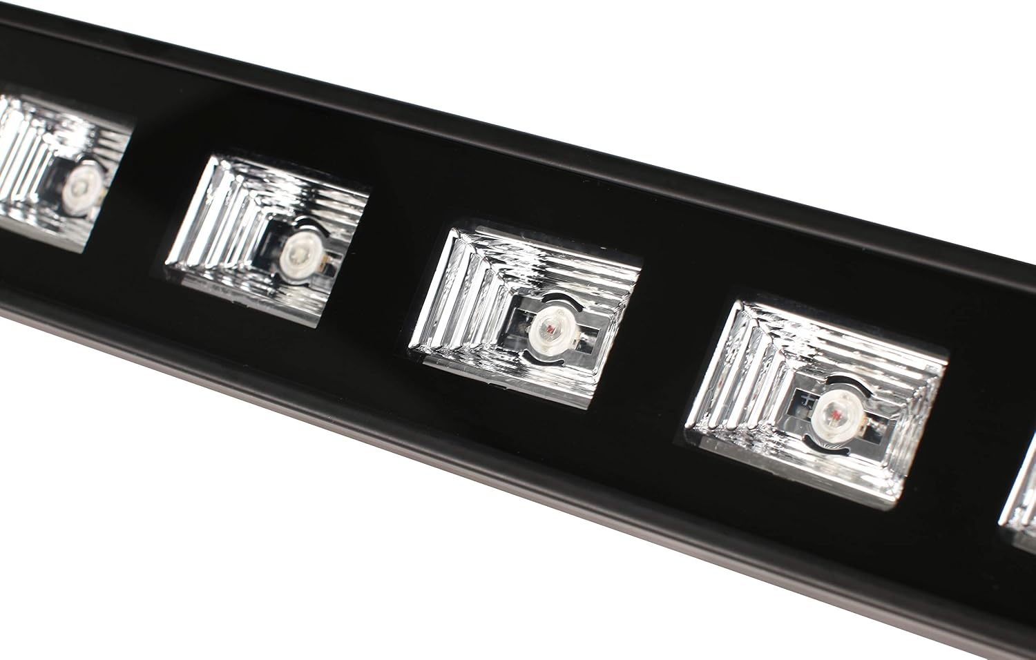 DragonX RGBA Wall Wash Light Bar | DMX 65W DJ Uplights, Professional Stage Strip Flood Lighting Package for Church, Wedding, Disco, Indoor Party, Club, Band