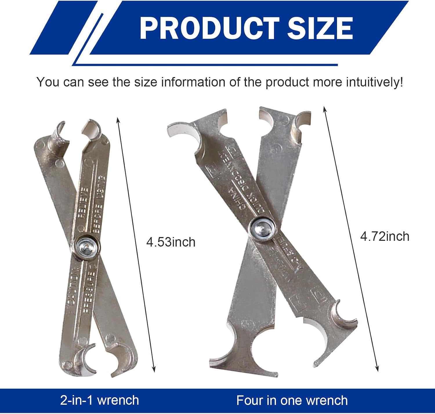 2PCS Fuel Line Disconnect Tool, Metal Fuel Line Disconnect Scissor Tool Set for 3/4 5/8 1/2 3/8 Inch, Fuel Filter Removal Tool for Quick Disconnection, Fit for Car, Truck, SUV, Vehicles