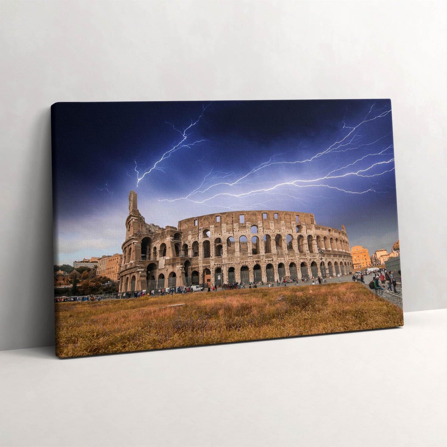 Image imprimée sur toile Orage dans le Colisée de haute qualité - 6