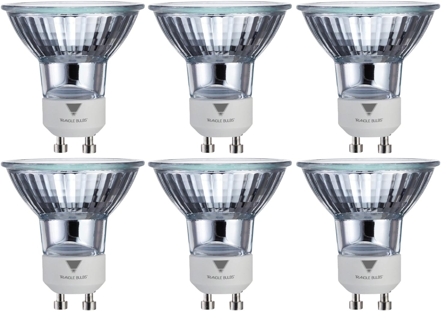 (Pack of 6) GU10 120V 50-Watt MR16 Halogen JDR-C Light Bulb Q50MR16/GU10/EXN