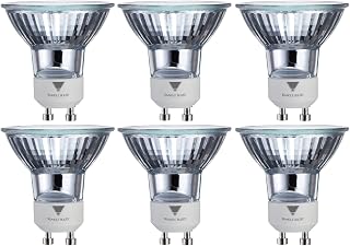 (Pack of 6) GU10 120V 50-Watt MR16 Halogen JDR-C Light Bulb Q50MR16/GU10/EXN