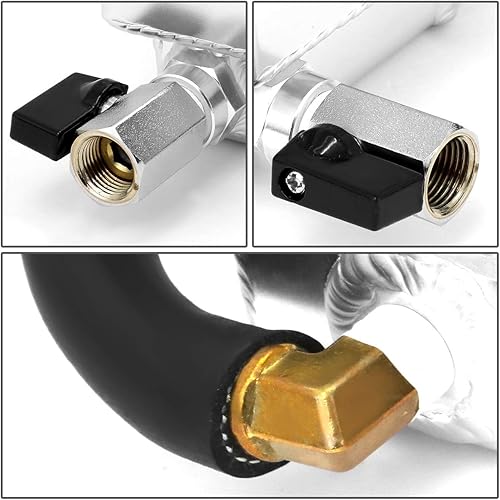 Miniatura 10 de DNA MOTORING TANK-COL-007 Tanque de desbordamiento de expansión de refrigerante de aluminio compatible con 94-95 MUSTANG V8