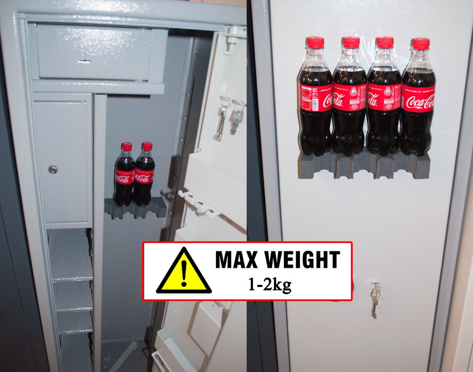 Buy Foam Gun Rack for Three Guns Universal Rifle Barrel Rest with