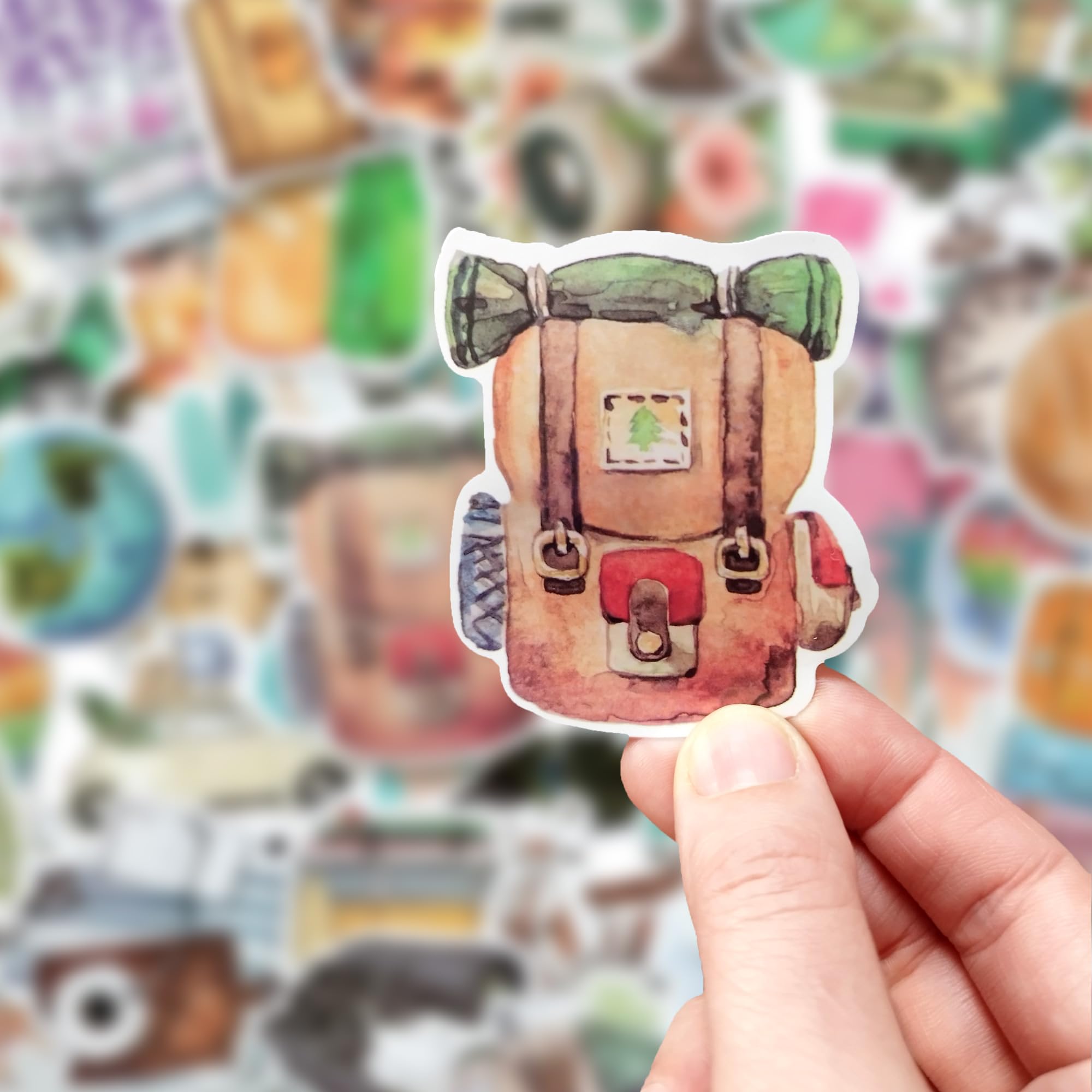 Vinile Resistente Decorativo Adesivi Viaggio Vintage Set Per