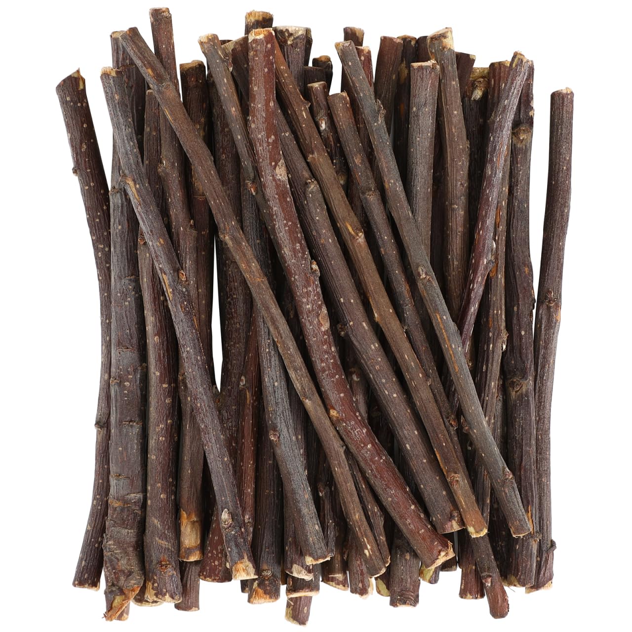 UKCOCO 40Pcs 125mm Natural Wooden Twigs for Crafting – Genuine Log Wood for DIY Projects and Home Decor – for Fairy Houses, Model Building, Kids Crafts
