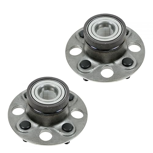 Vista 1013 de TRQ Juego de 2 rodamientos de rueda trasera y conjunto de cubo con sensor ABS compatible con Ford Transit Connect 2014-2018