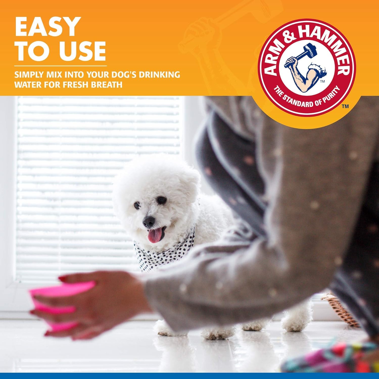 Arm & Hammer Clinical Care Dental Rinse for Adult Dogs, Odorless Flavorless No Taste Water Additive for Dog Dental Care, Helps Reduce Tartar & Freshen Breath, 16 Fl Oz - 2 Pack - image 3