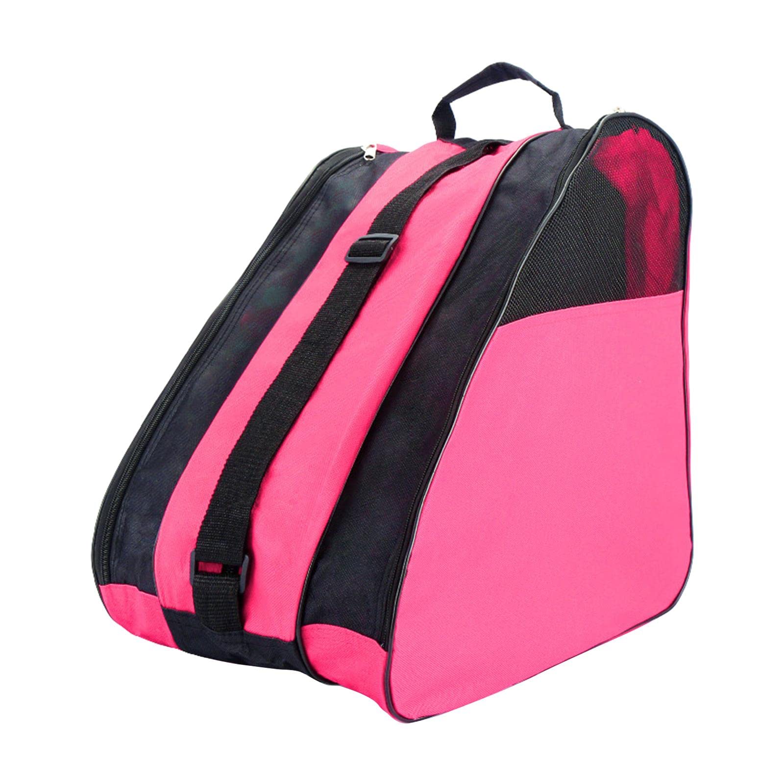 Roller Skates Bag Shoulder Strap Kids Shoulder Bag Skating Sports Rose Pink-image-39