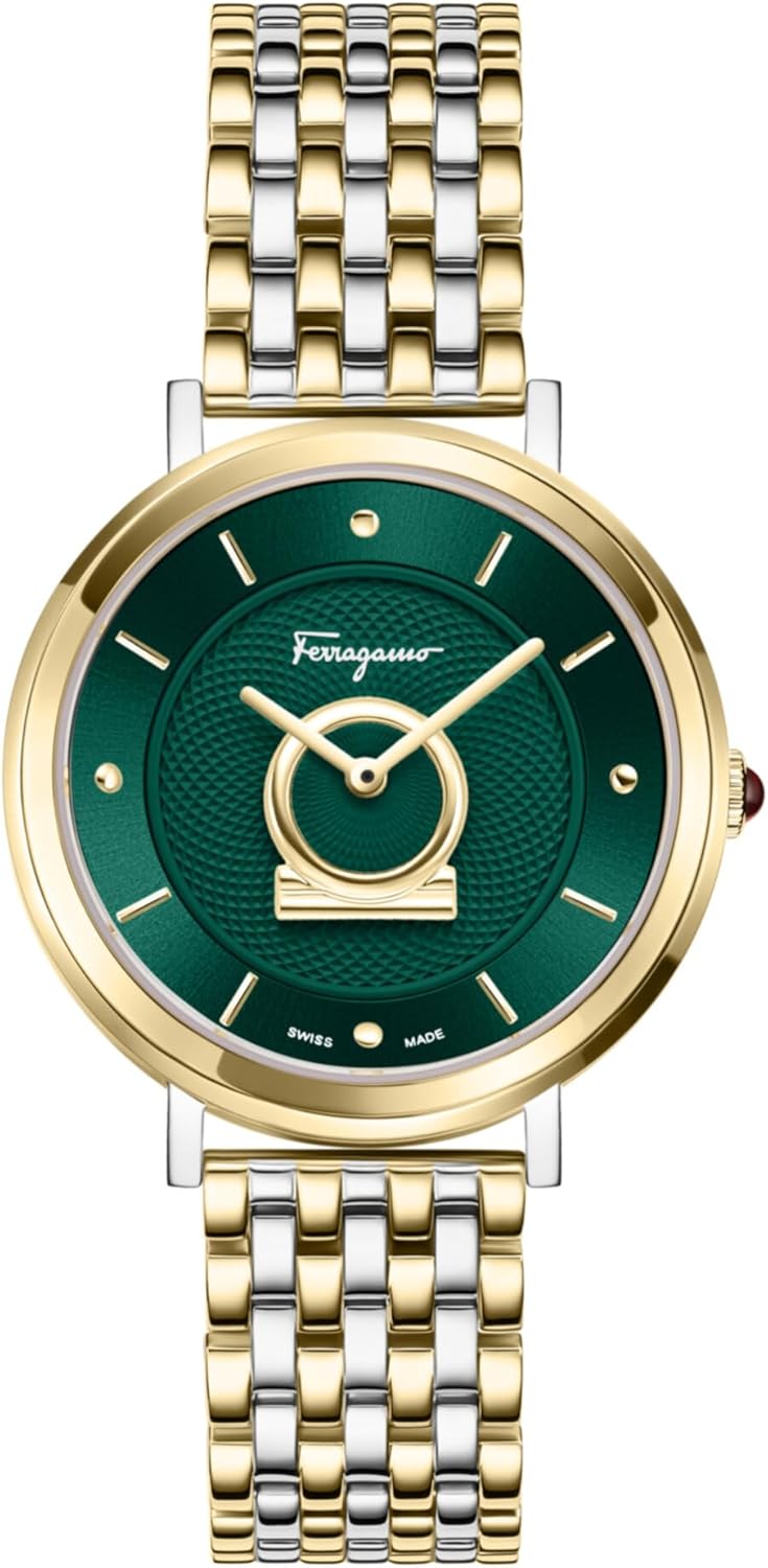 Salvatore Ferragamo Minuetto Leather Watch