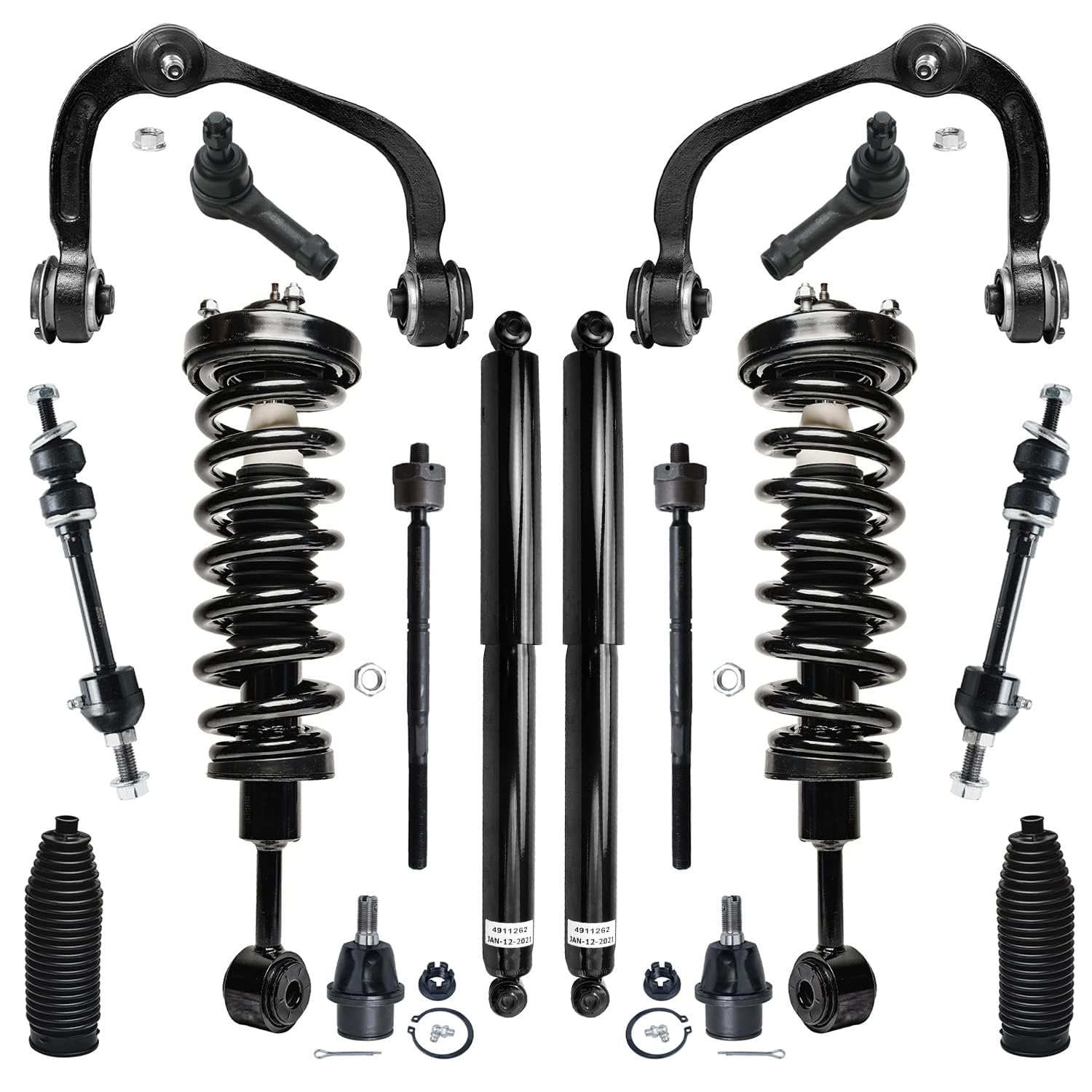 Detroit Axle - Front End 16pc Suspension Kit for 05-08 Ford F-150