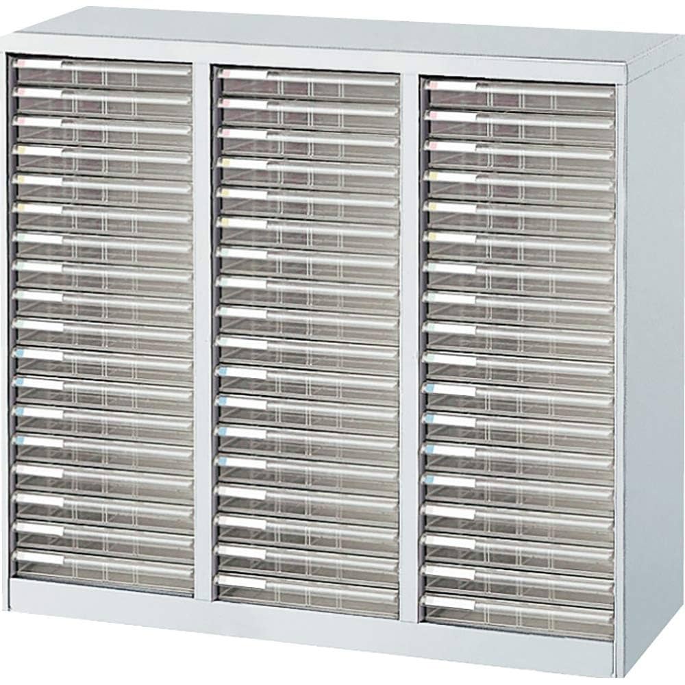 【ナカバヤシ】フロアケース3列 フロアケース A4タテ型 浅10・深4段 3列 | フロアケース