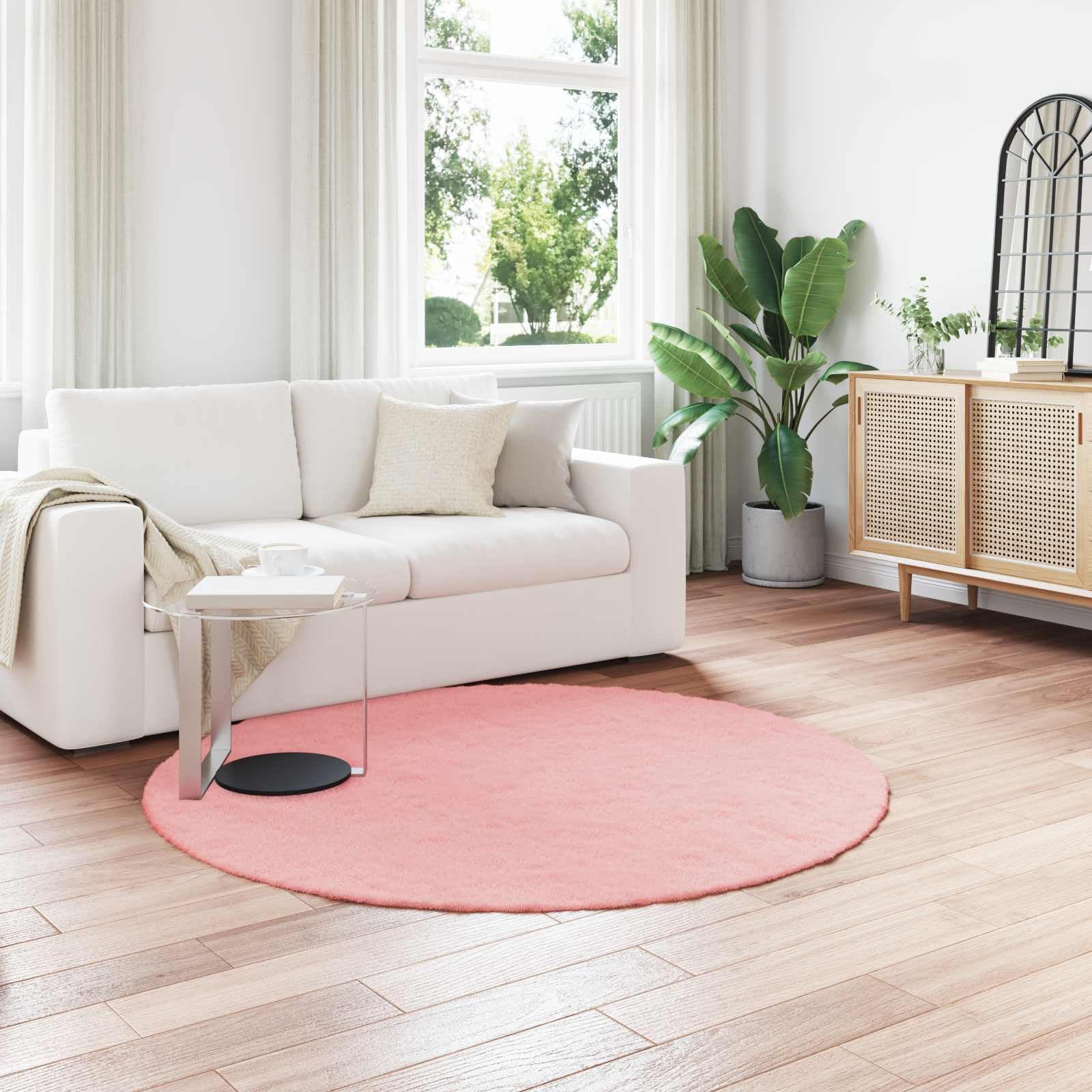 Tapis imitation fourrure lapin Olite pour réchauffer le sol de la chambre