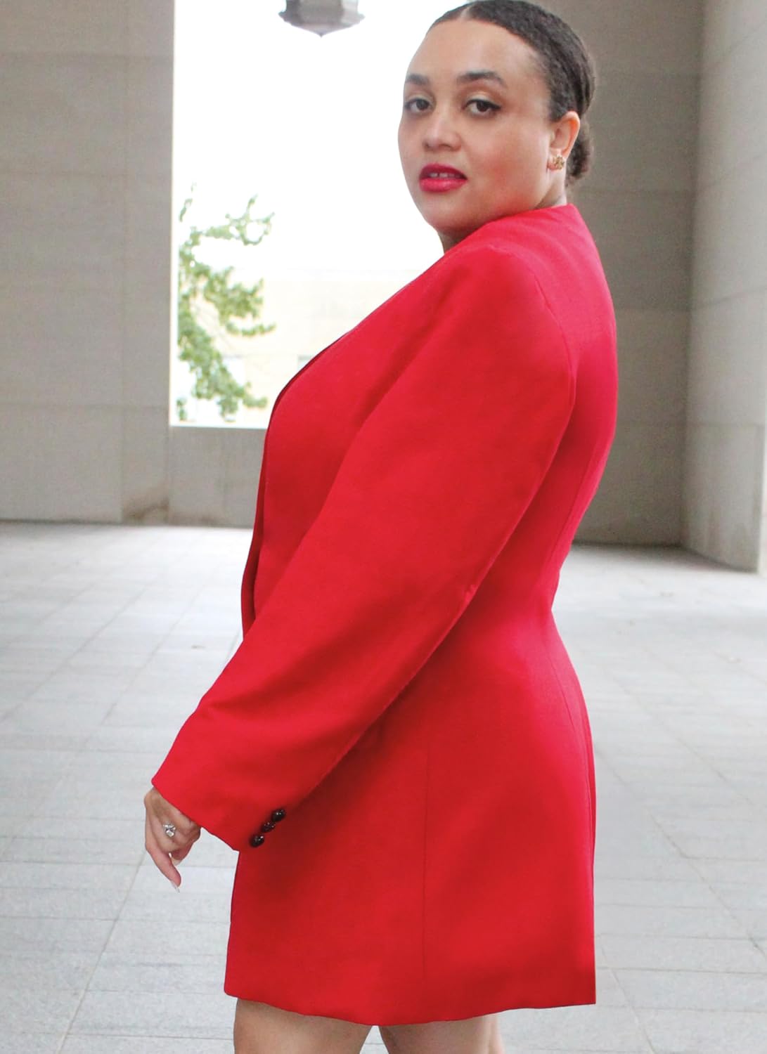 Know Me ME2146 Sewing Pattern for Misses' Blazer Dress by Raven Maureen