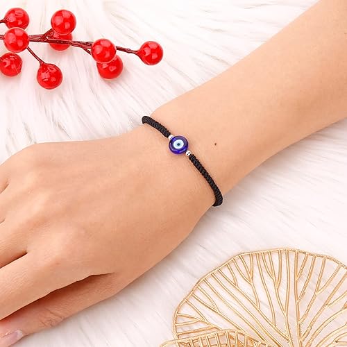 Miniatura 6 de Handmade String Red evil eye bracelets blue evil eye jewelry bracelet for women men teen girls boy pack of 2 braclets mal de ojo bracelets ojo turco