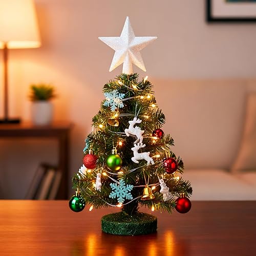 Miniatura 135 de Hanaive Decoración para árbol de Navidad, mini estrella pequeña para árbol de Navidad, adornos de estrella decorativa para el hogar, fiesta de Plata