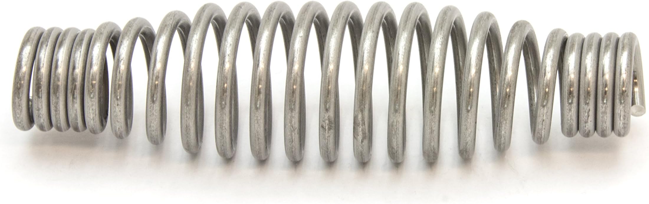 Spring Stove Handle, Stainless Steel Finish, Tapered at Both Ends. Max Diameter: 1-1/2", Length: 5-3/4", Fits 5/8" Rod. for use with BBQ Grills, Smokers, Furnaces, Coal/Wood/Pellet Stoves, Boilers.