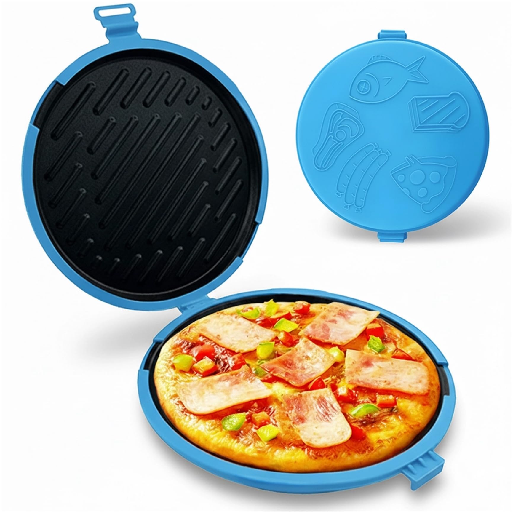Appareil à sandwichs micro-ondes en silicone pour vos repas pressés