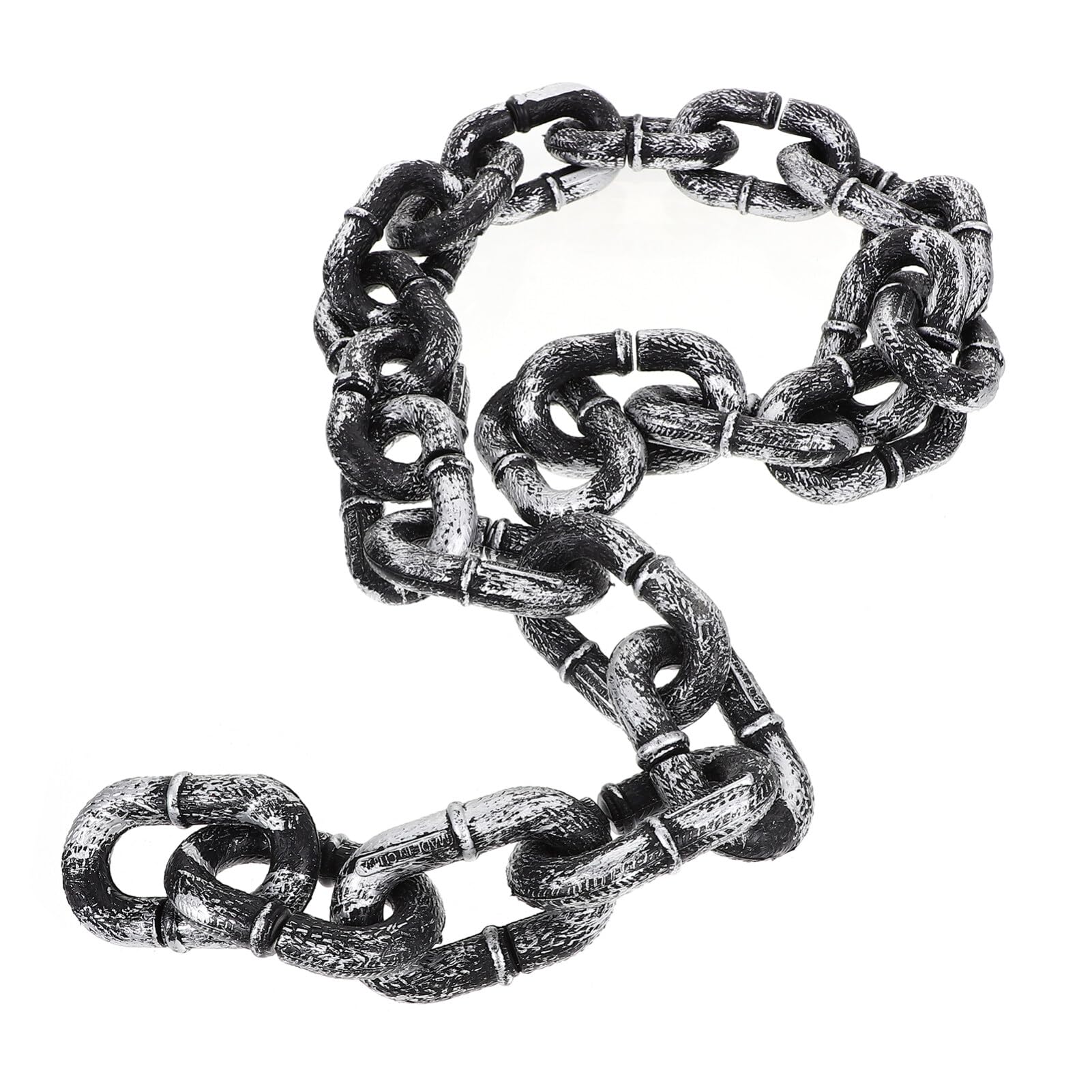 DEARMAMY Halloween Decorative Chain Halloween Plastic Chain Halloween Costume Party Chain Halloween Fake Chains Plastic Barrier Chains Performance Stage Props Costume Accessory
