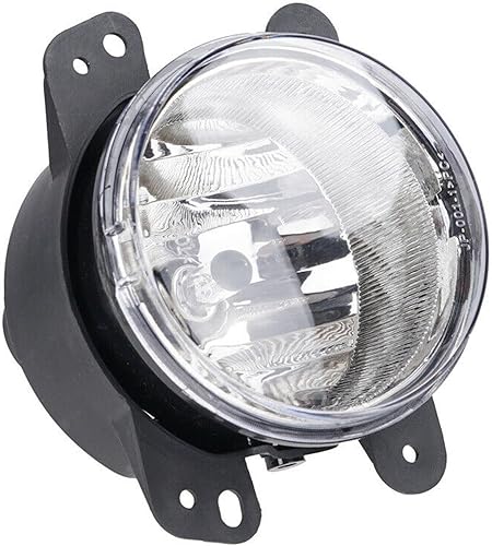 Miniatura 5 de YLT AUTO Juego de luces antiniebla para parachoques delantero de 4 pulgadas, lente transparente con halo LED y par de bombillas halógenas para J-eep