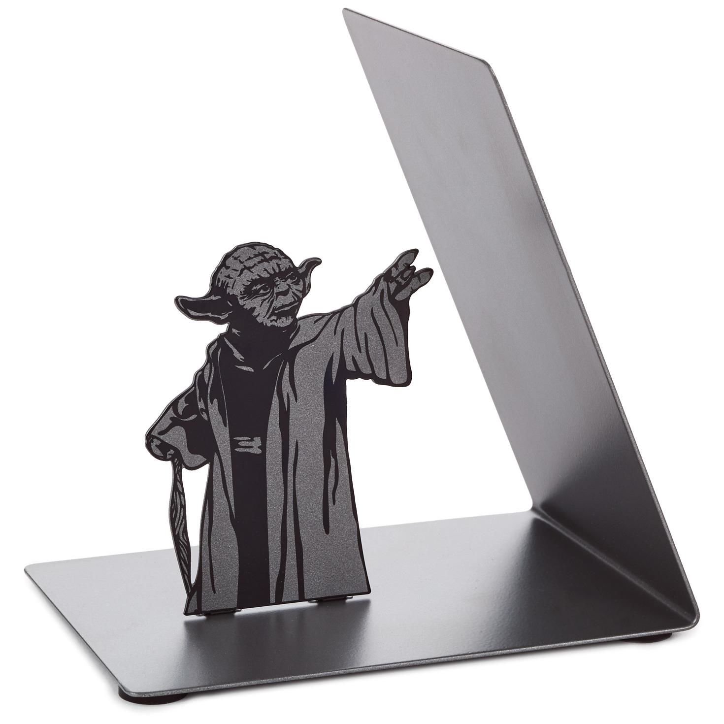 Hallmark Star Wars Yoda Metal Bookend Desk Accessories Movies & TV; Sci-Fi
