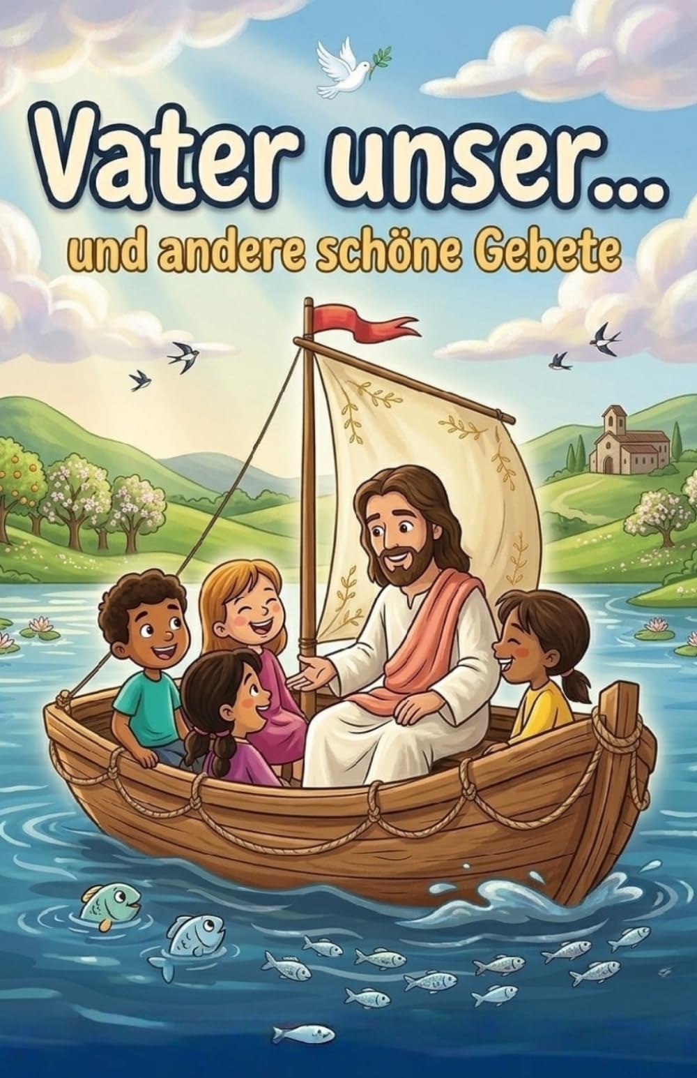 Vater unser ... und andere schöne Gebete für Kinder: Gebetbuch für Kinder – Kindergebete, Vaterunser, Morgen- & Abendgebete zum Mitbeten, liebevoll illustriert