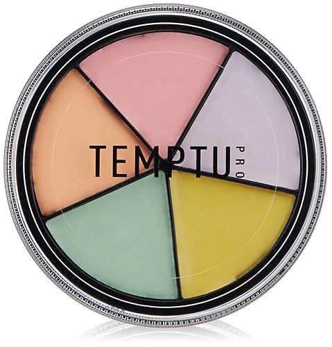TEMPTU Rueda neutralizadora SB - Incluye 5 tonos correctores de color para perfeccionar e igualar todos los tipos de piel y tonos Multiuso se puede
