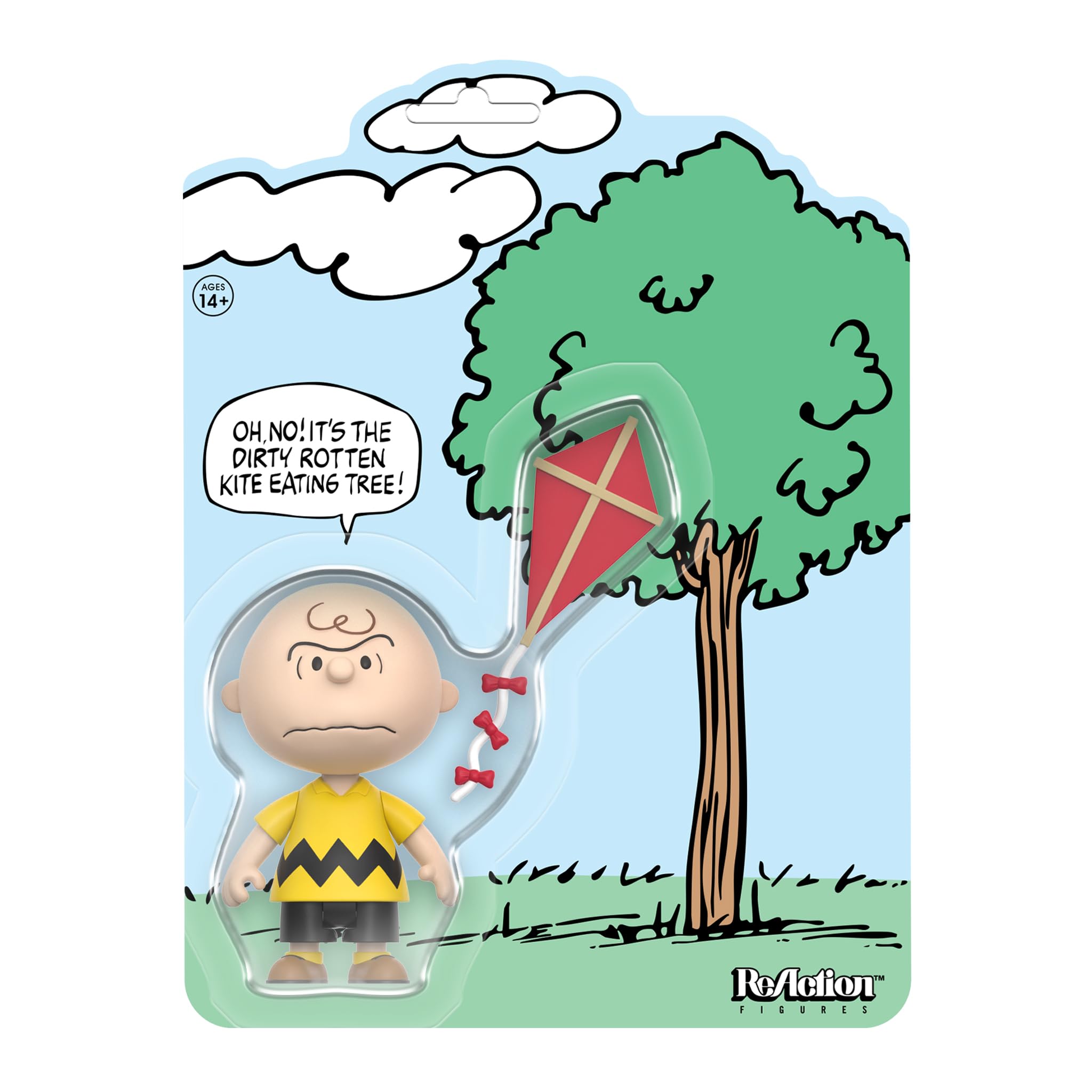 Amazon.com: Super7 Reaction Figure Peanuts Charlie Brown and the