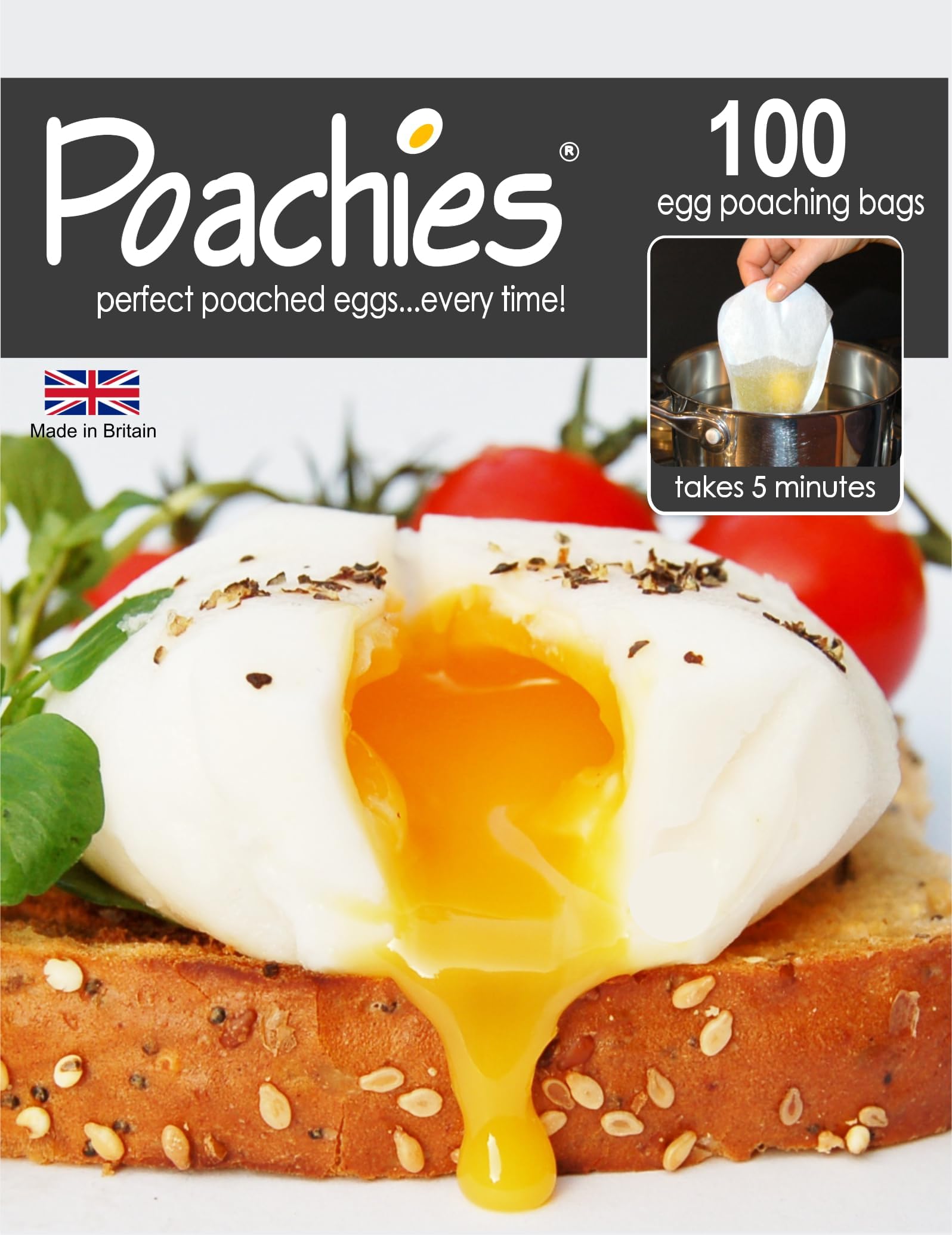POACHIES Egg Poaching Bag (100 Bags)