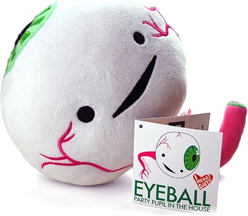 Miniatura 2 de I Heart Guts Peluche de globo ocular – Alumno de fiesta en la casa. Animales de peluche de órgano de 10 pulgadas, regalos de oftalmólogo, regalos de