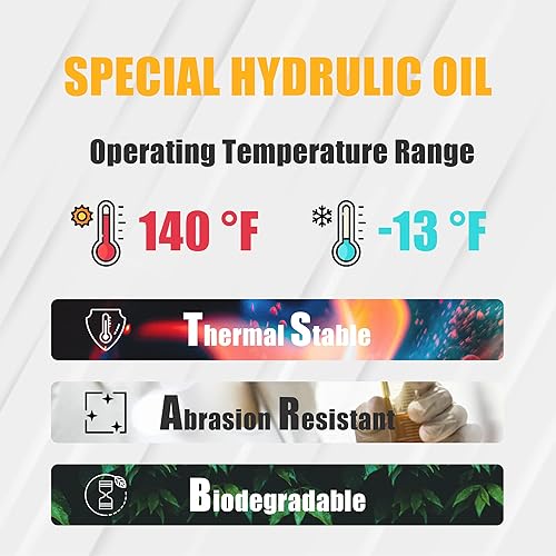 Miniatura 4 de Torin Gato de botella soldado hidráulico de 12 toneladas, gato portátil para automóvil, capacidad de 24,000 libras con mango de bomba para