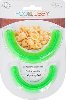 Plate Divider 2 PACK Green - Food Separator - Food Safe Silicone