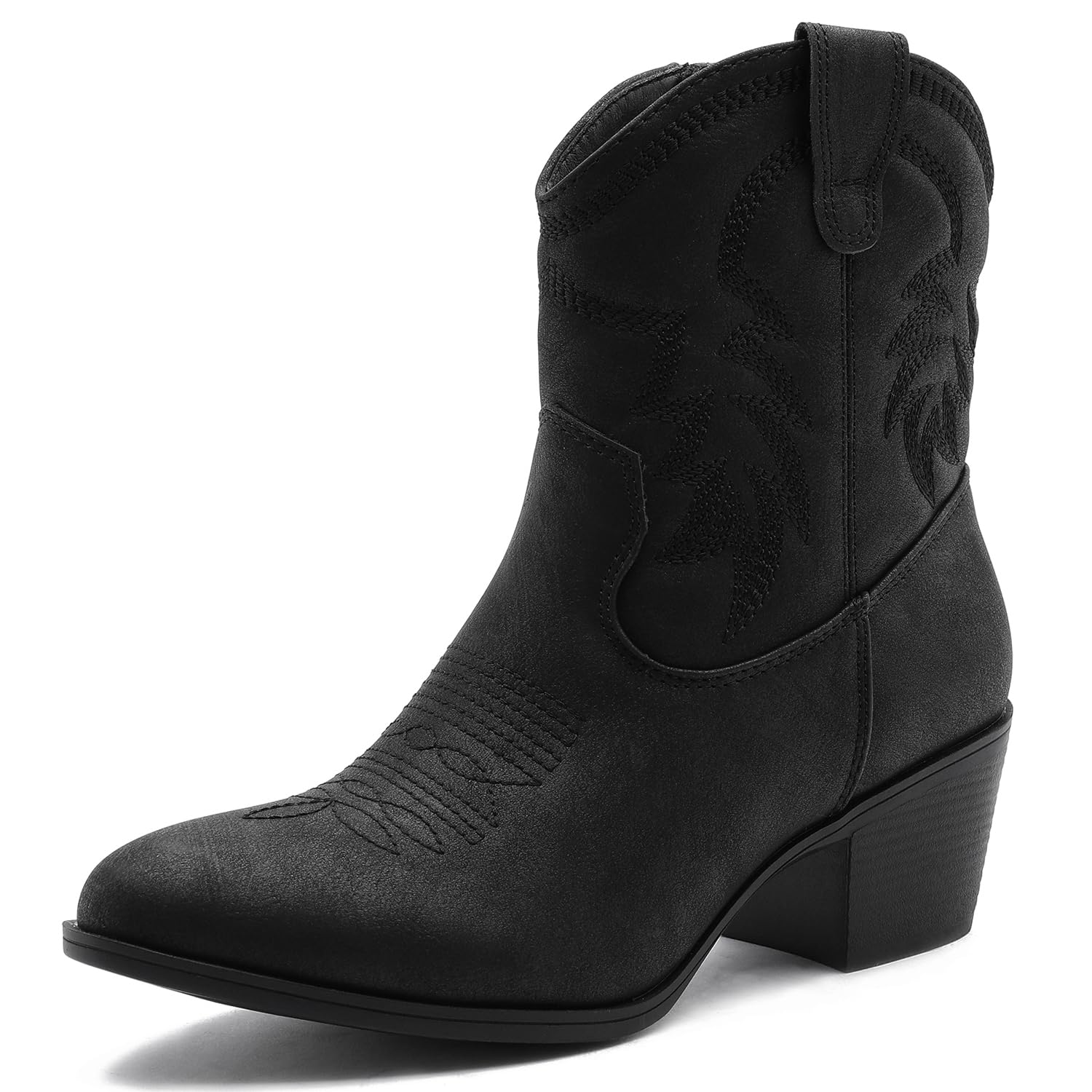 GLOBALWIN Women's Mid Calf The Western Cowboy Cowgirl Boots
