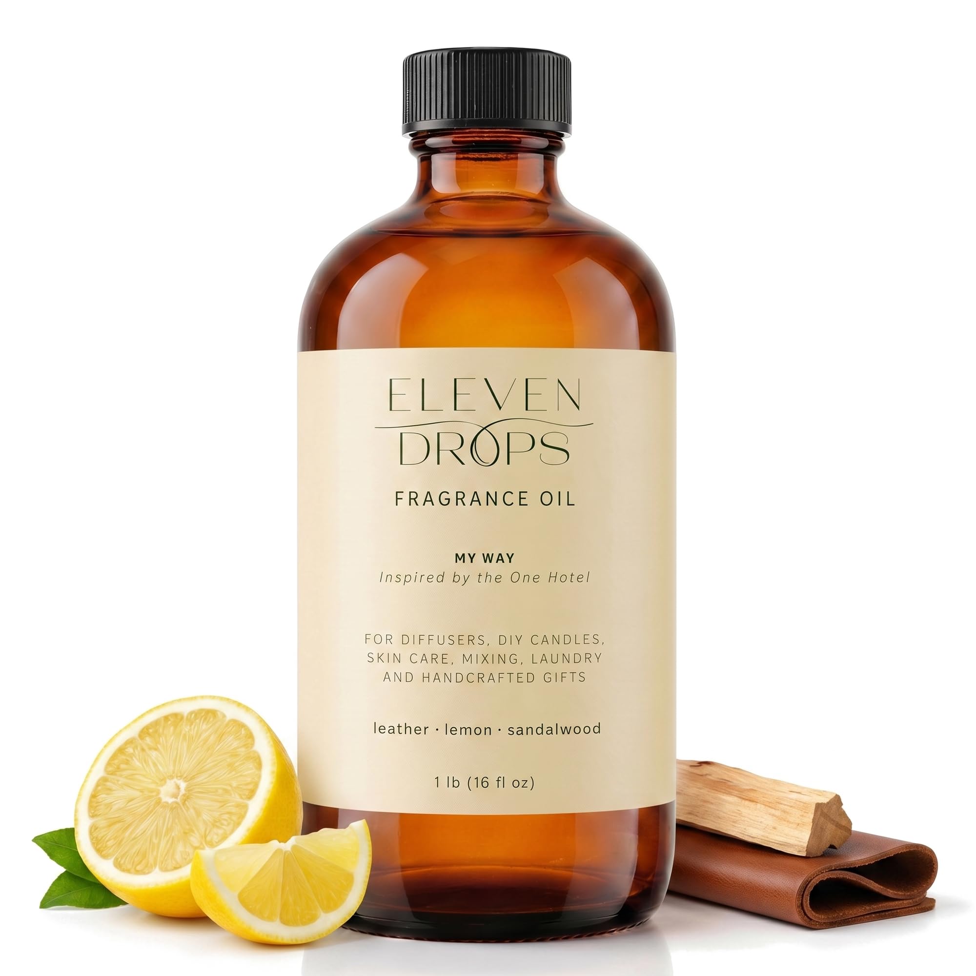 Amazon.com: Eleven Drops My Way Diffuser Oil, Leather, Lemon