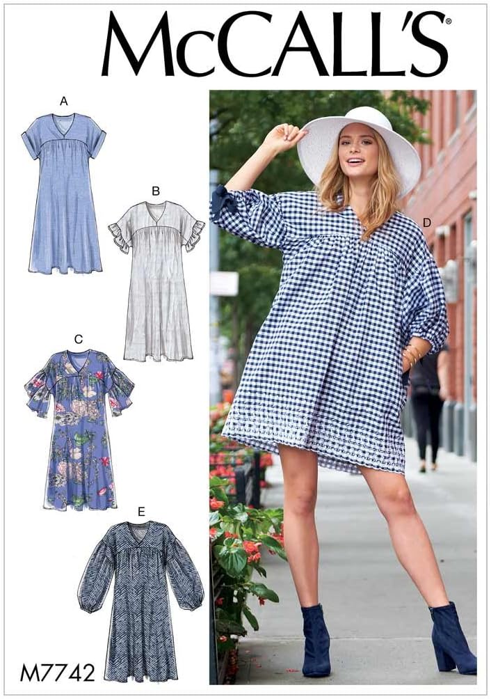 McCall'sPatterns Misses' Dresses, X-Small/Small/Medium/Large