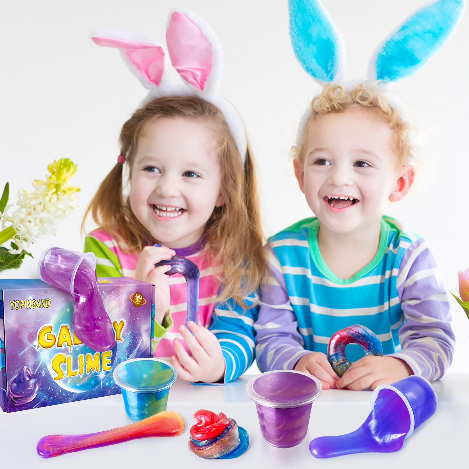 Lot de 36 Kits de Slime Galaxie pour Enfants, Extensible | et Non Collant, Jouet pour garçons et Filles de 5 à 12 Ans