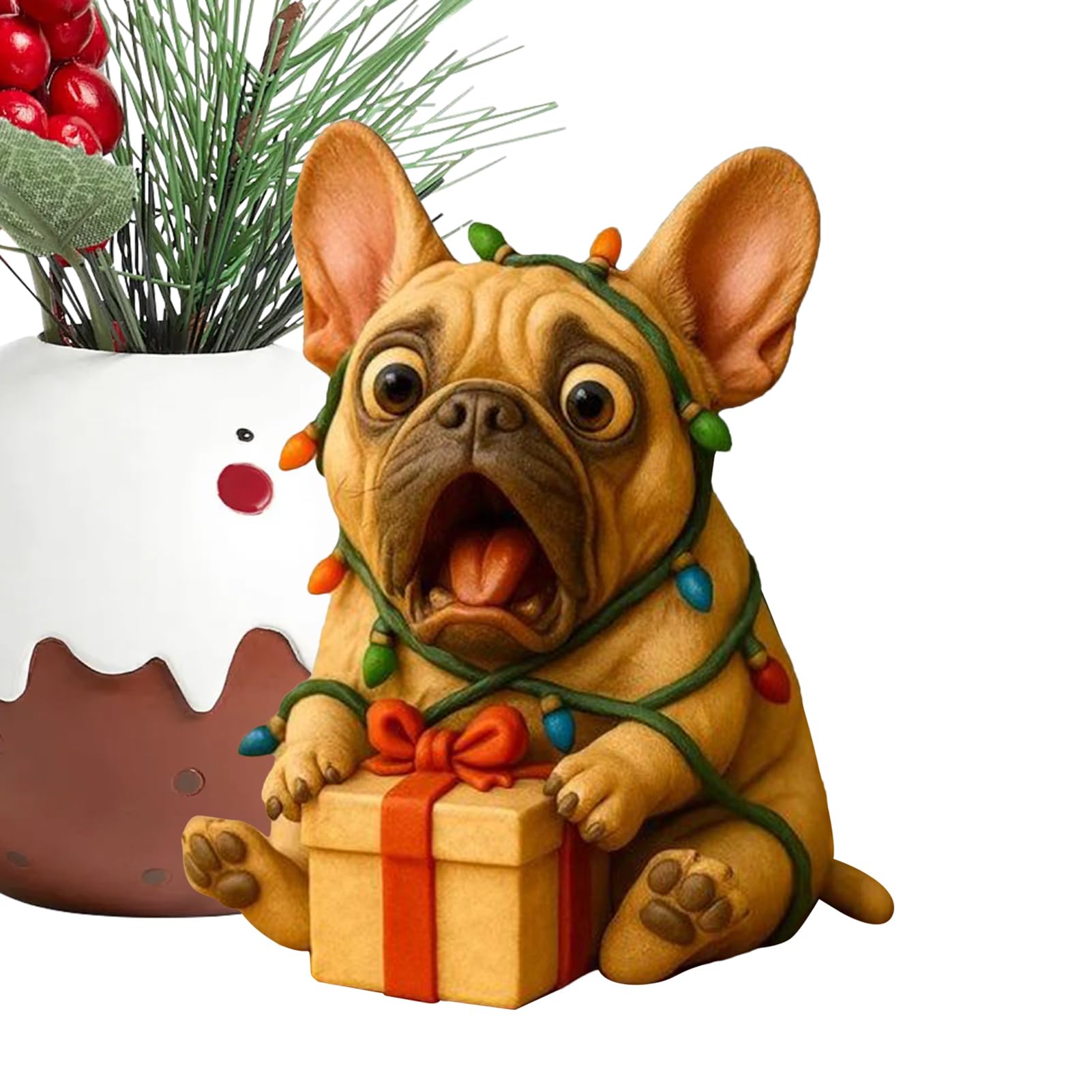 Petite statuette et figurines de Noël, le cadeau idéal pour décorer un bureau