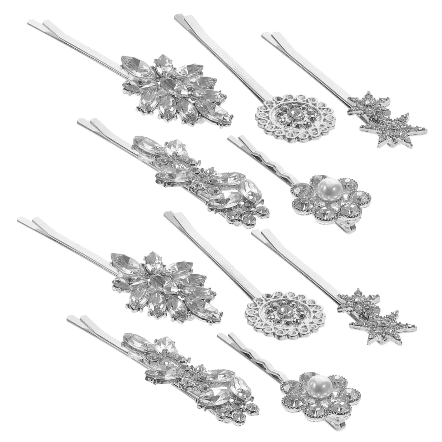 FRCOLOR 40 Piezas De Con Tachuelas Ranura Chaqueta Bobby Pin Tocado Nupcial Novia Accesorio Para El Cabello Accesorio Para El Cabello Para Las Mujeres Clip De Pelo Nupcial Niña
