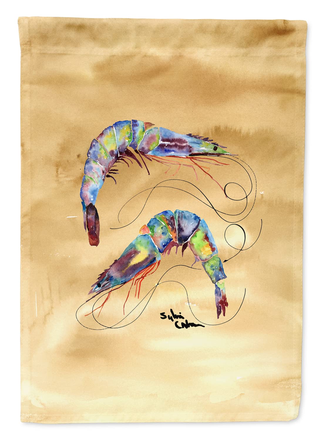 Drapeau crevette multicolore grand format pour embellir votre jardin d'été
