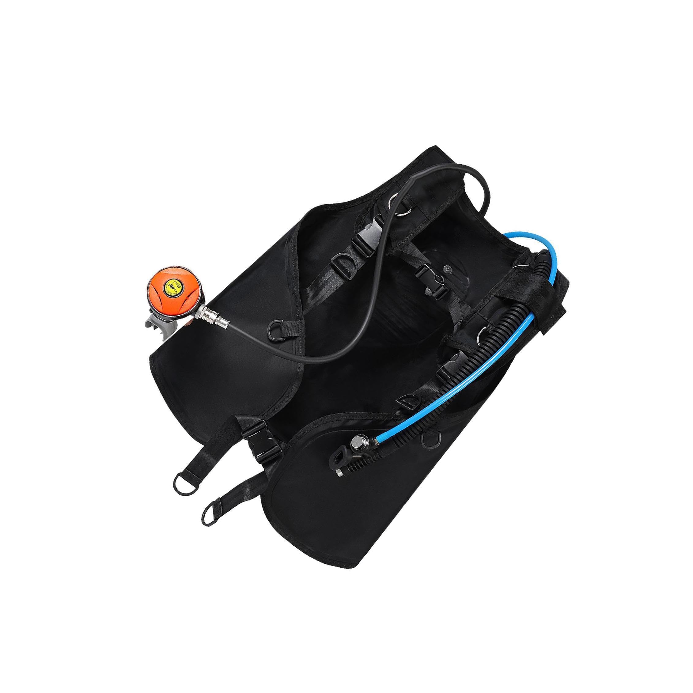 Gilet stabilisateur de plongée sous-Marine (50 cm x 110 cm) avec détendeur intégré. Idéal pour la plongée, Le Surf, Le Snorkeling et Les Sports Nautiques.