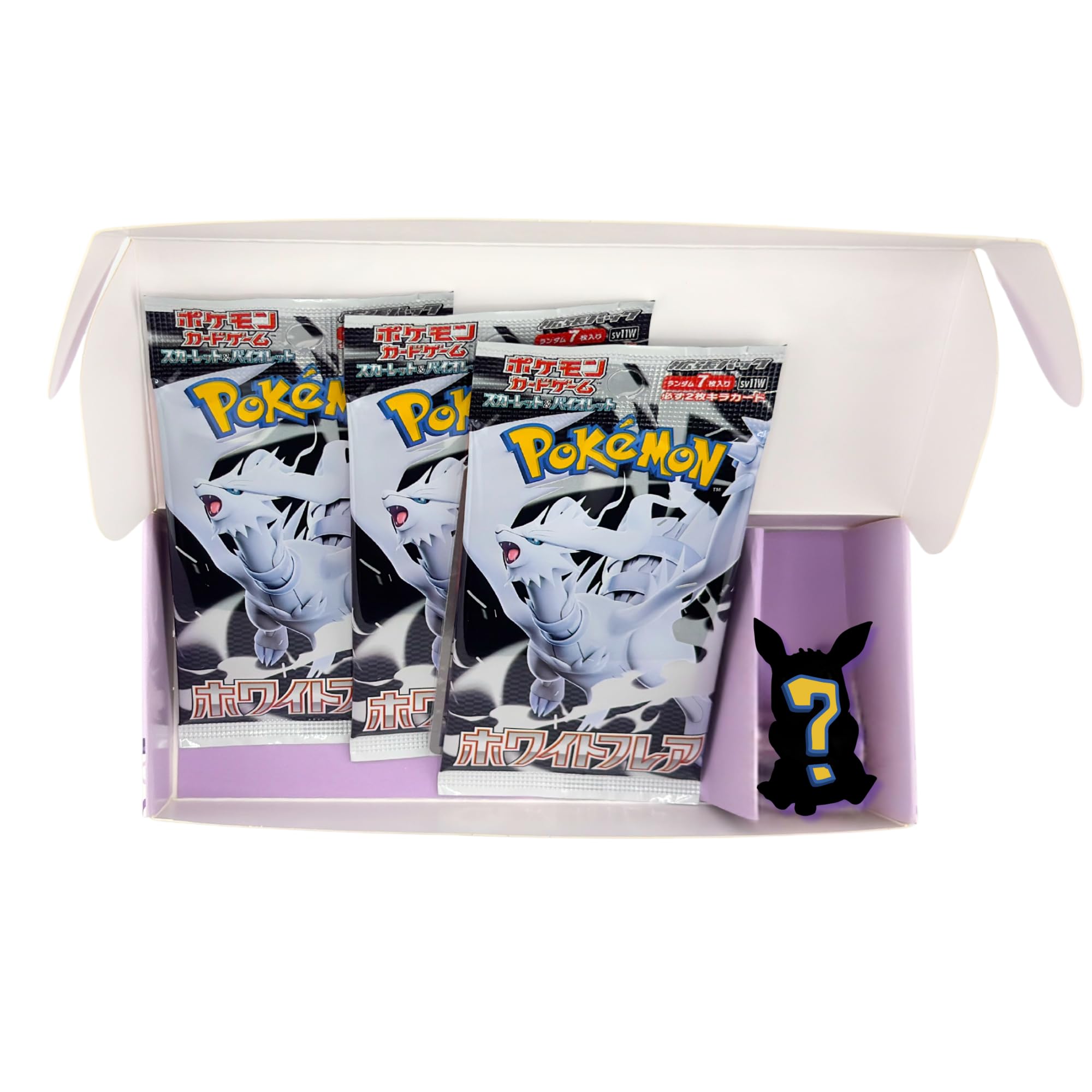ポケモンカードゲーム NEW 2BOX 40PACKS Black Bolt White Flare Black Bolt & White Flare Japanese Packs for Pokemon Bundle