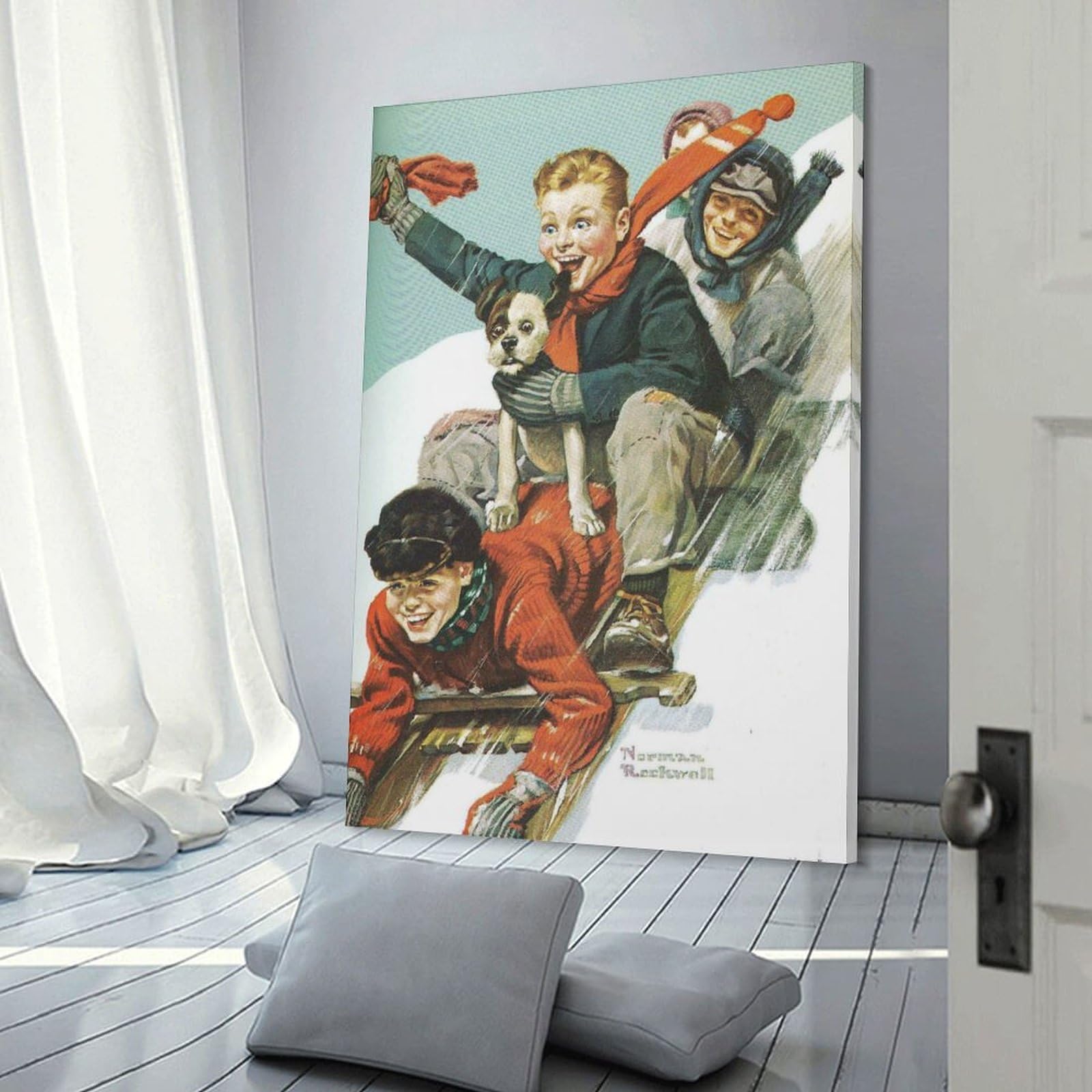 Amazon.co.jp: Norman Rockwell ノーマンロックウェル絵画の子供たち