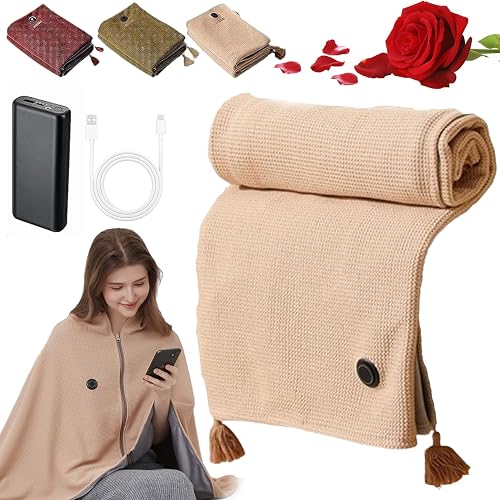 Portable Heated Blanket Shawl, 2026 New Portable Heated Shaw