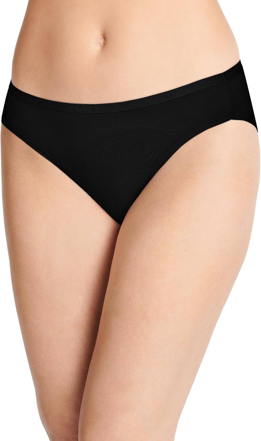 Jockey Women's Underwear Organic Cotton Stretch Logo Bikini - 3 Pack - Image 2