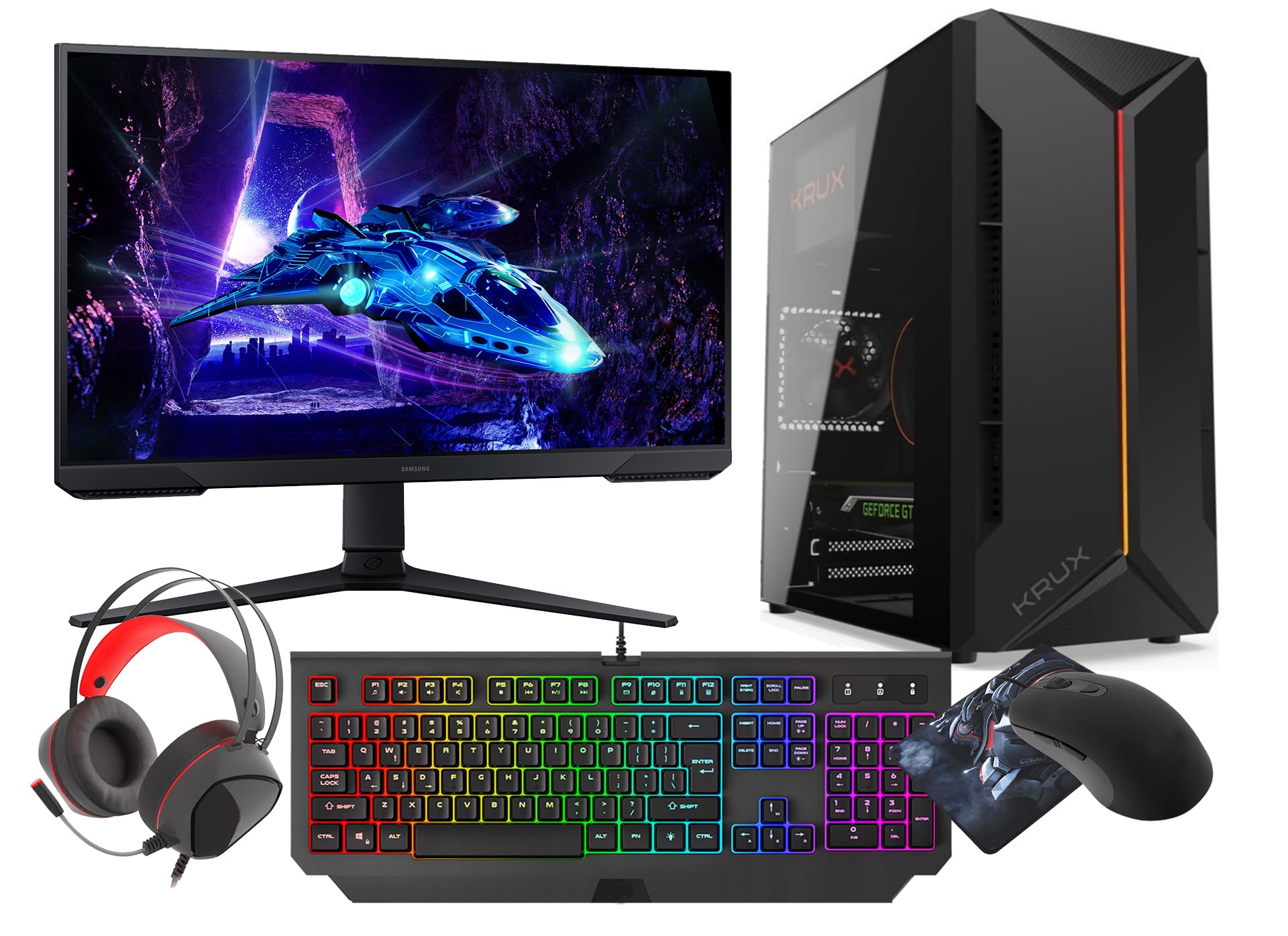 AI PC VIST Astro Ryzen 5 8600G 32GB DDR5 Radeon 760M SSD 1TB nVme WIFI W11 24" 180Hz